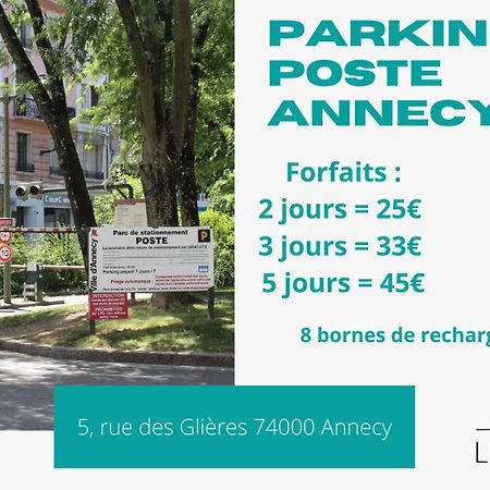 Carnot Duplex, Spacieux 3 Pieces Avec 2 Chambres Sur Les Rue Pietonnes Annecy Exterior foto